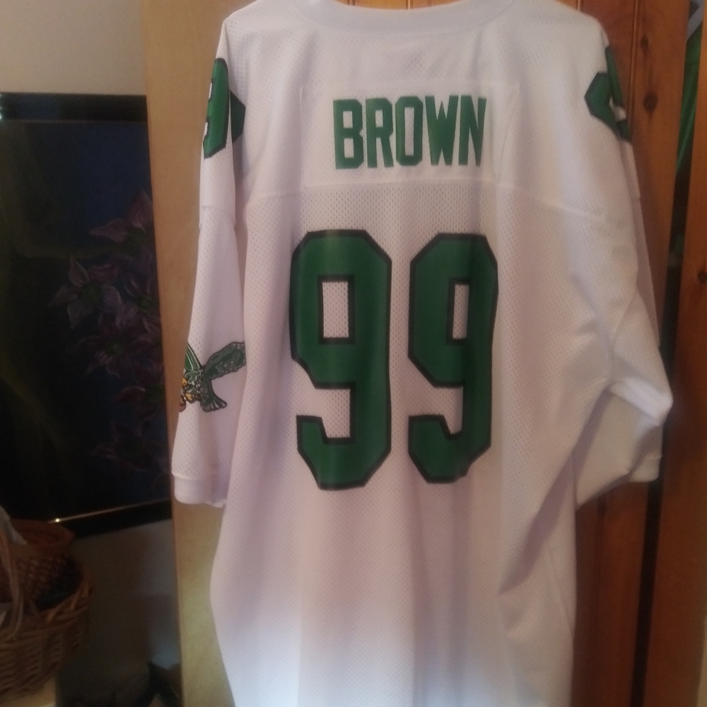 Jerome Brown Mitchell and Ness Eagles Jersey